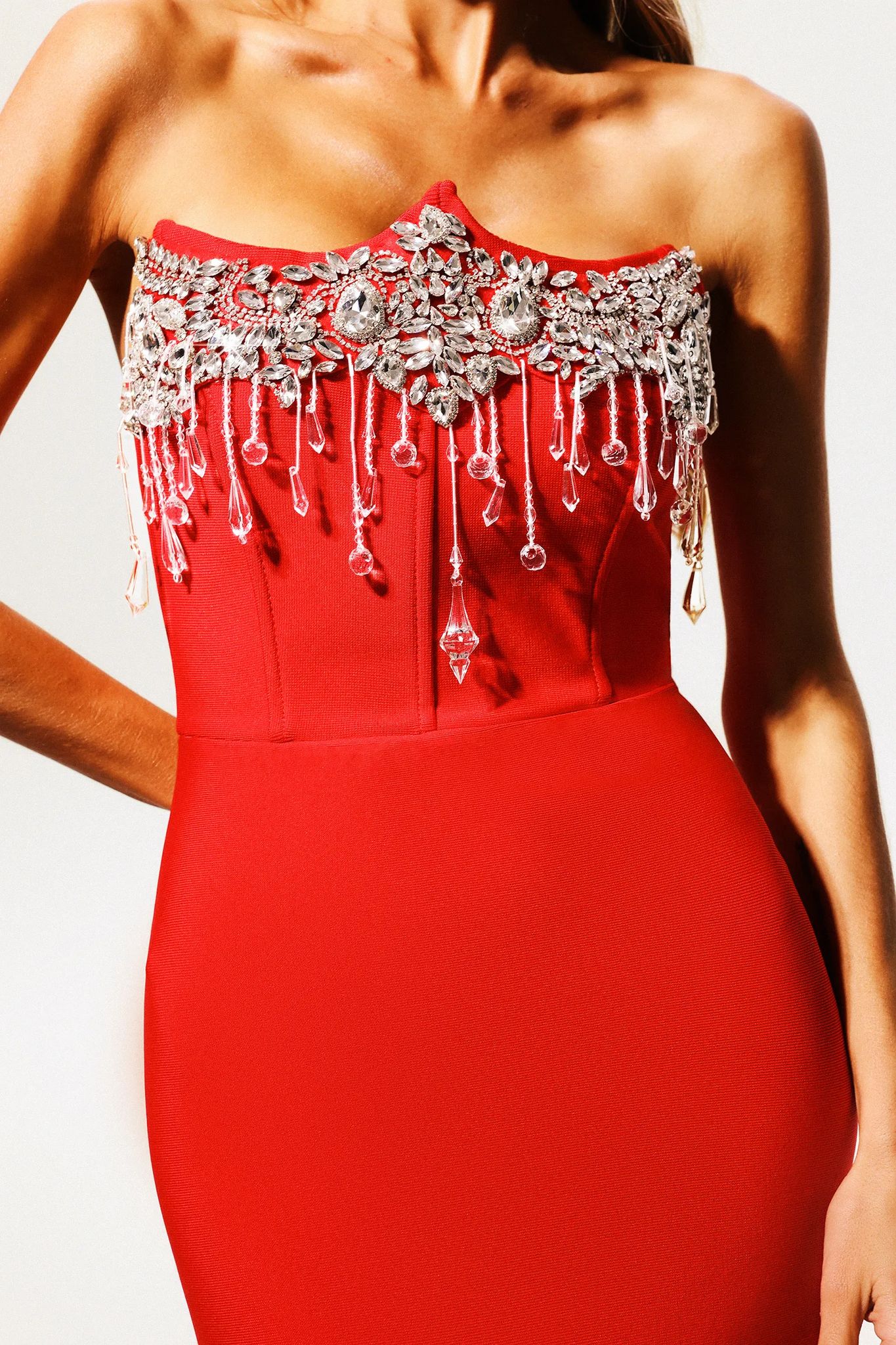 Rochie de ocazie Red Diva - imagine 4