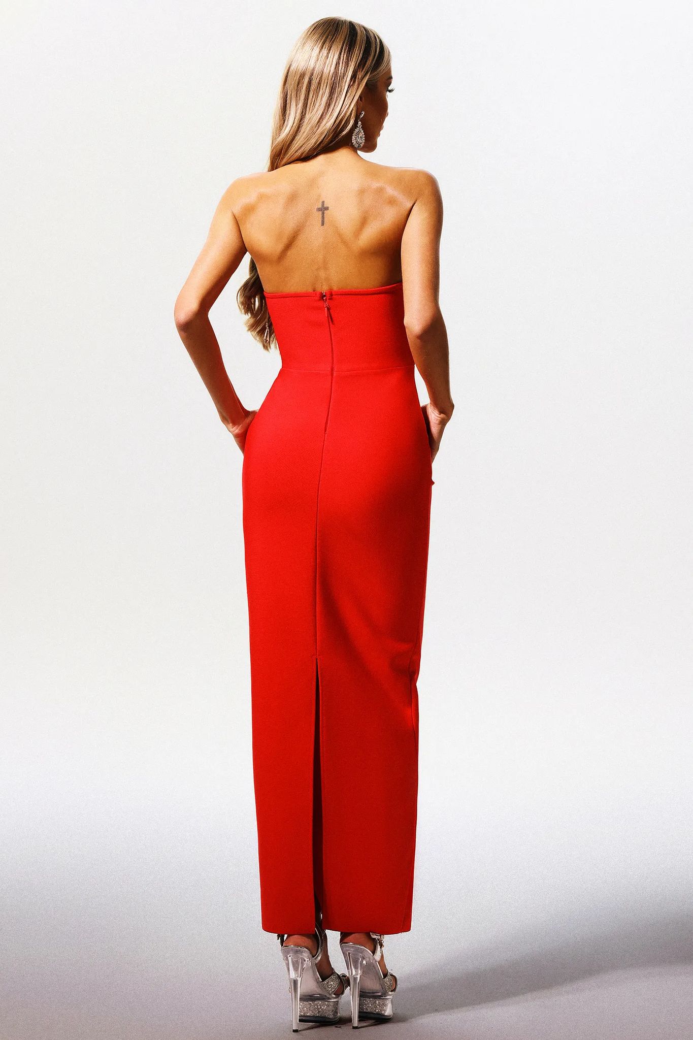 Rochie de ocazie Red Diva - imagine 5