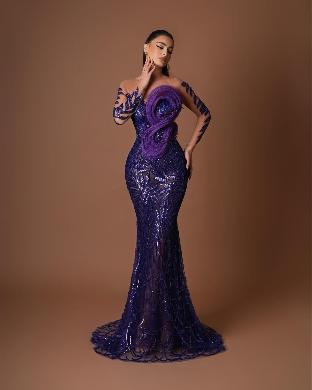 Rochie de ocazie Dark Purple