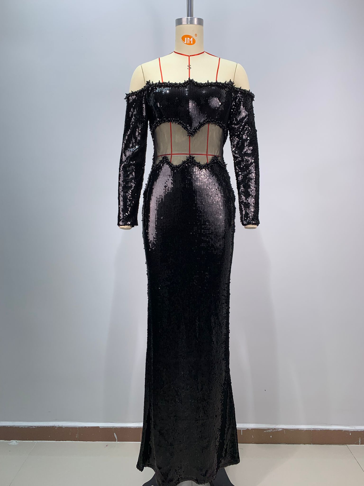 Rochie elegantă din paiete - imagine 3
