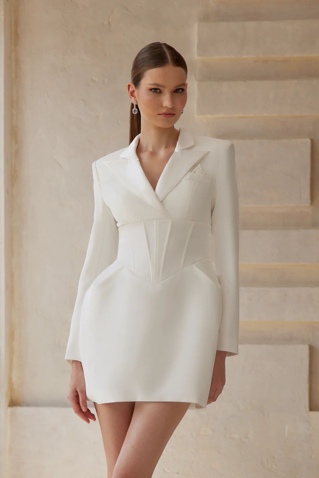 Rochie mini cu corset - imagine 3