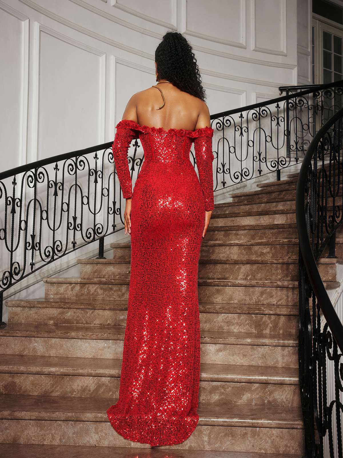 Rochie sexy Red Rose - imagine 6