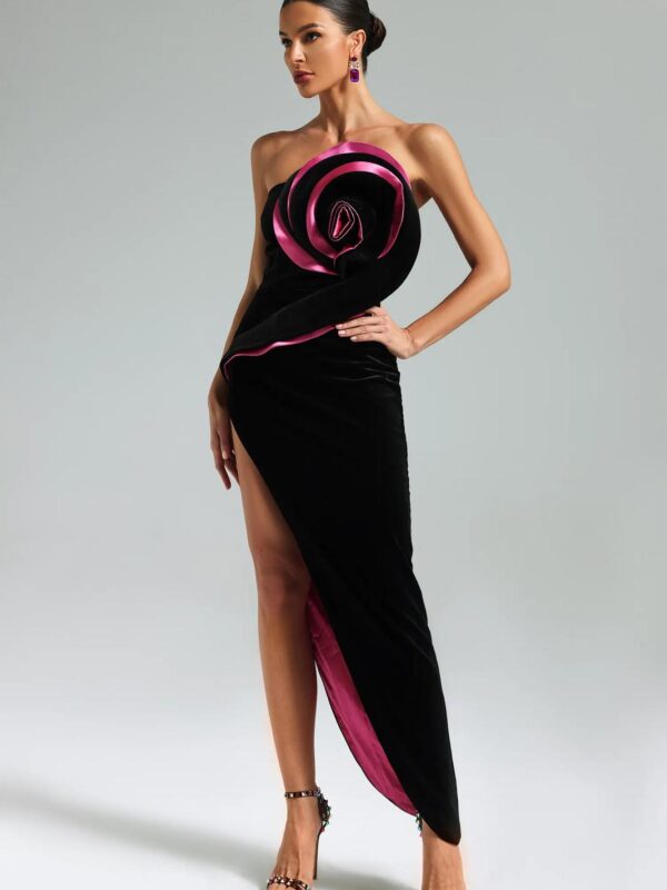 Rochie elegantă fără bretele