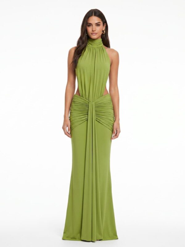 Rochie lunga Verde Olive
