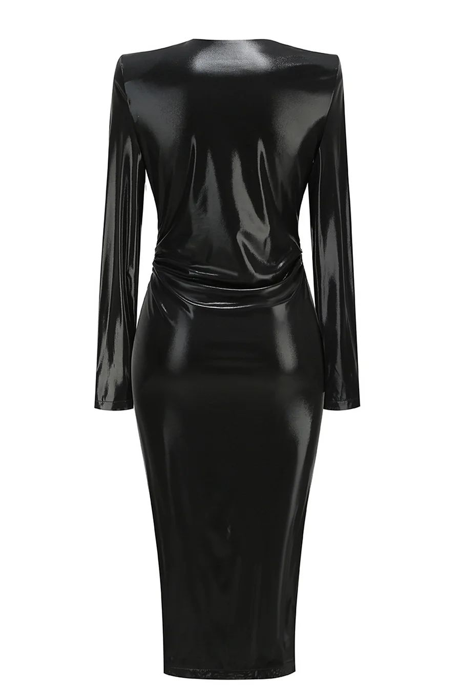 Rochie elegantă lucioasă - imagine 7