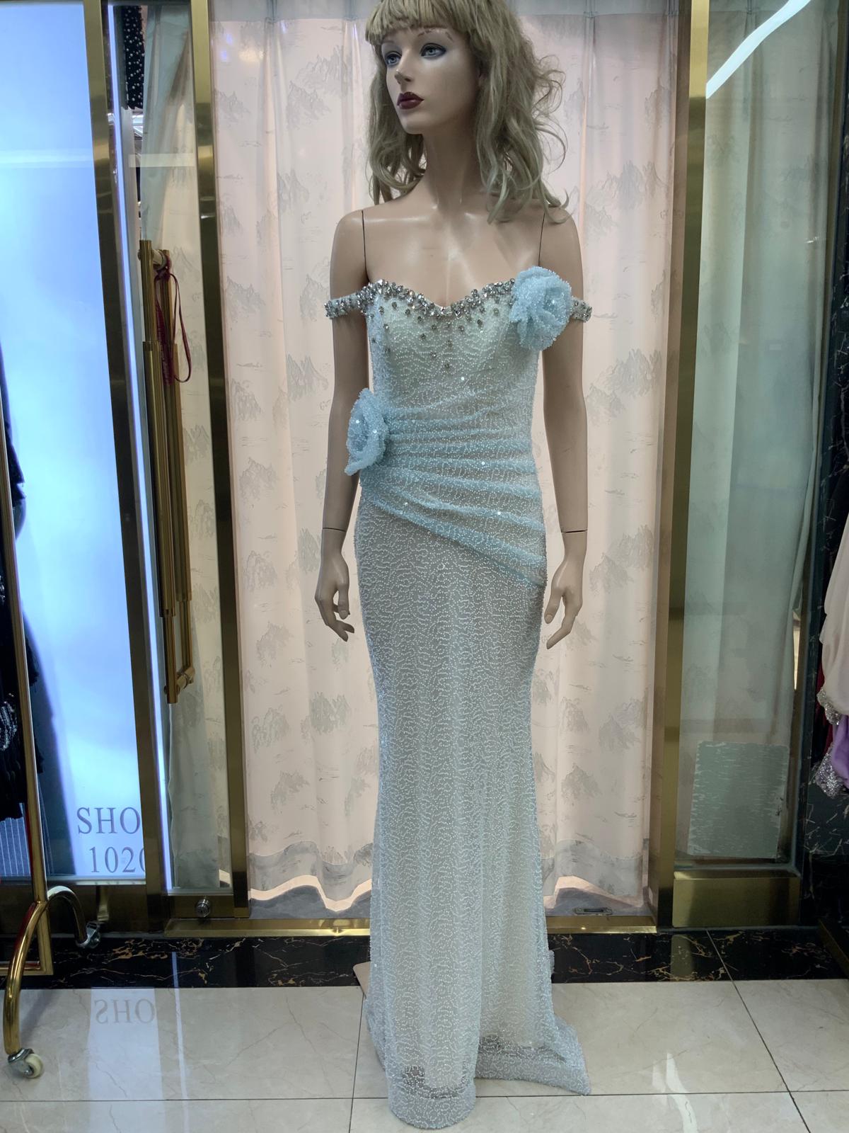 Rochie fină Baby Blue - imagine 2