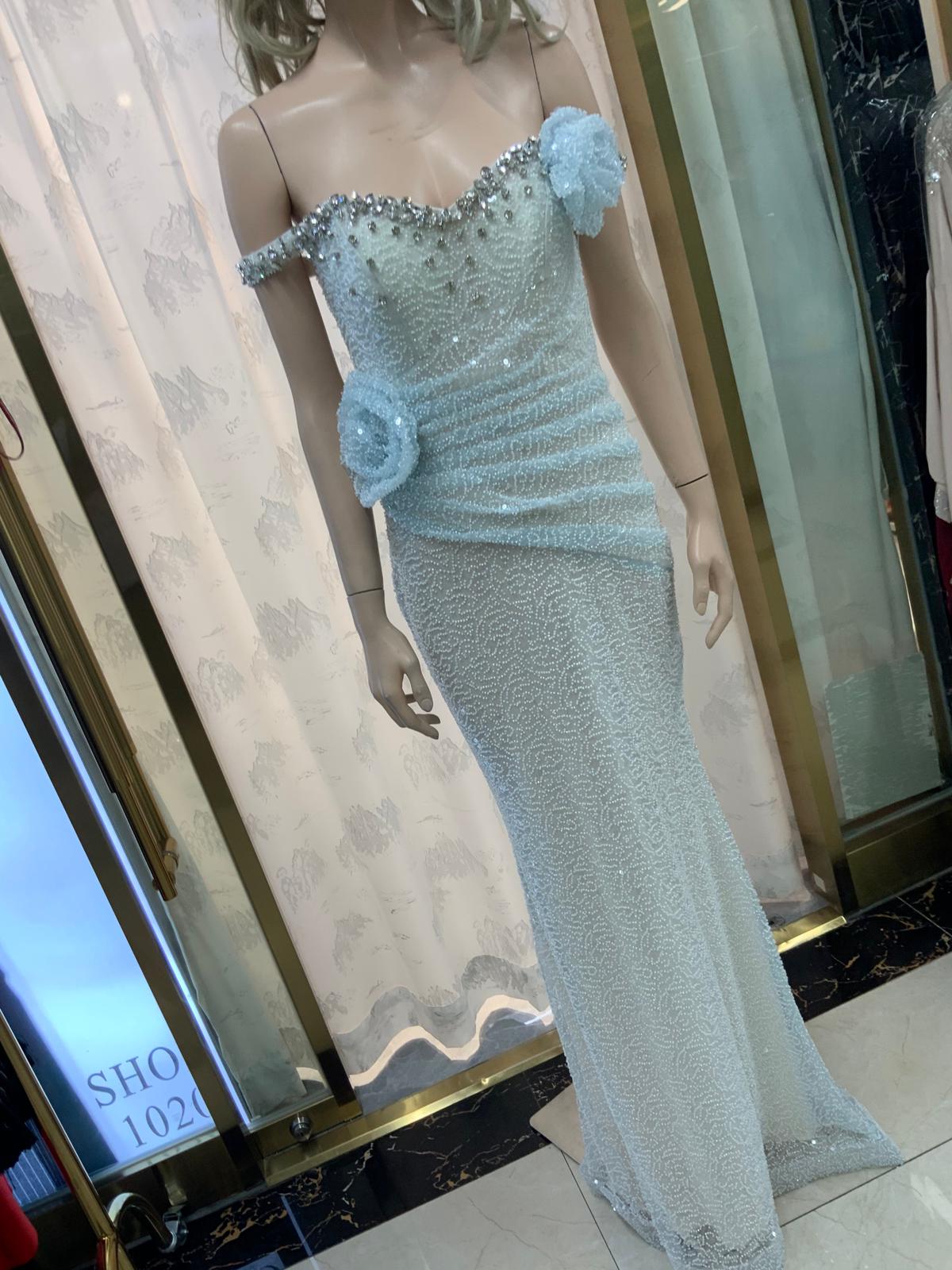 Rochie fină Baby Blue - imagine 4