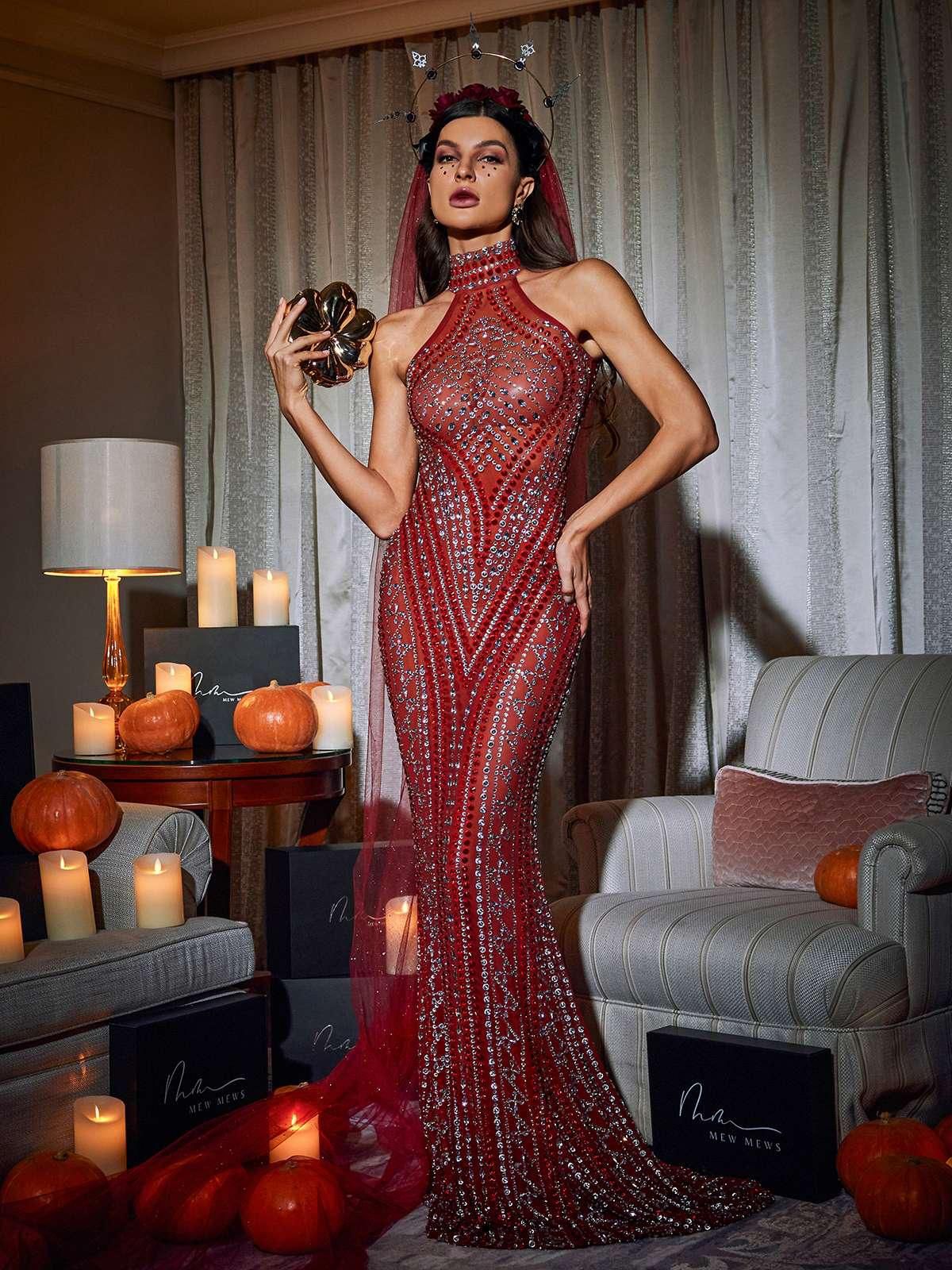 Rochie de ocazii stil Bollywood - imagine 4