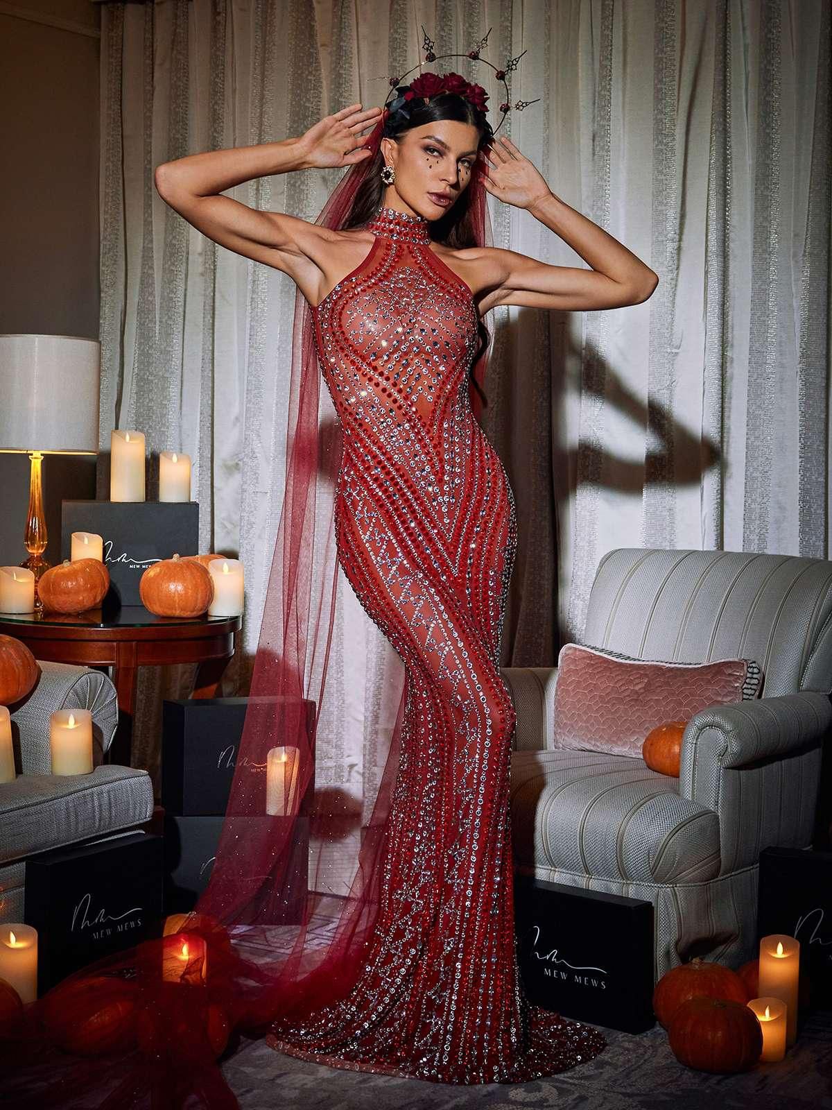 Rochie de ocazii stil Bollywood