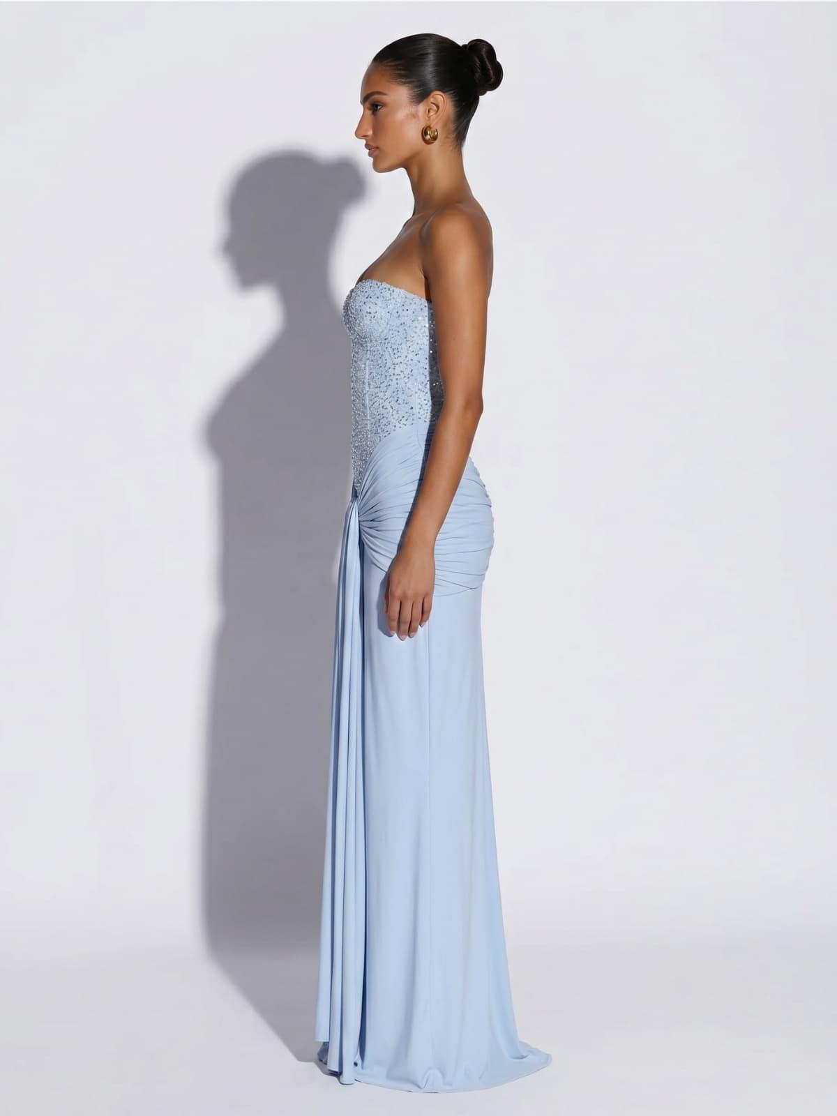 Rochie de seara cu aplicatii stralucitoare - imagine 5