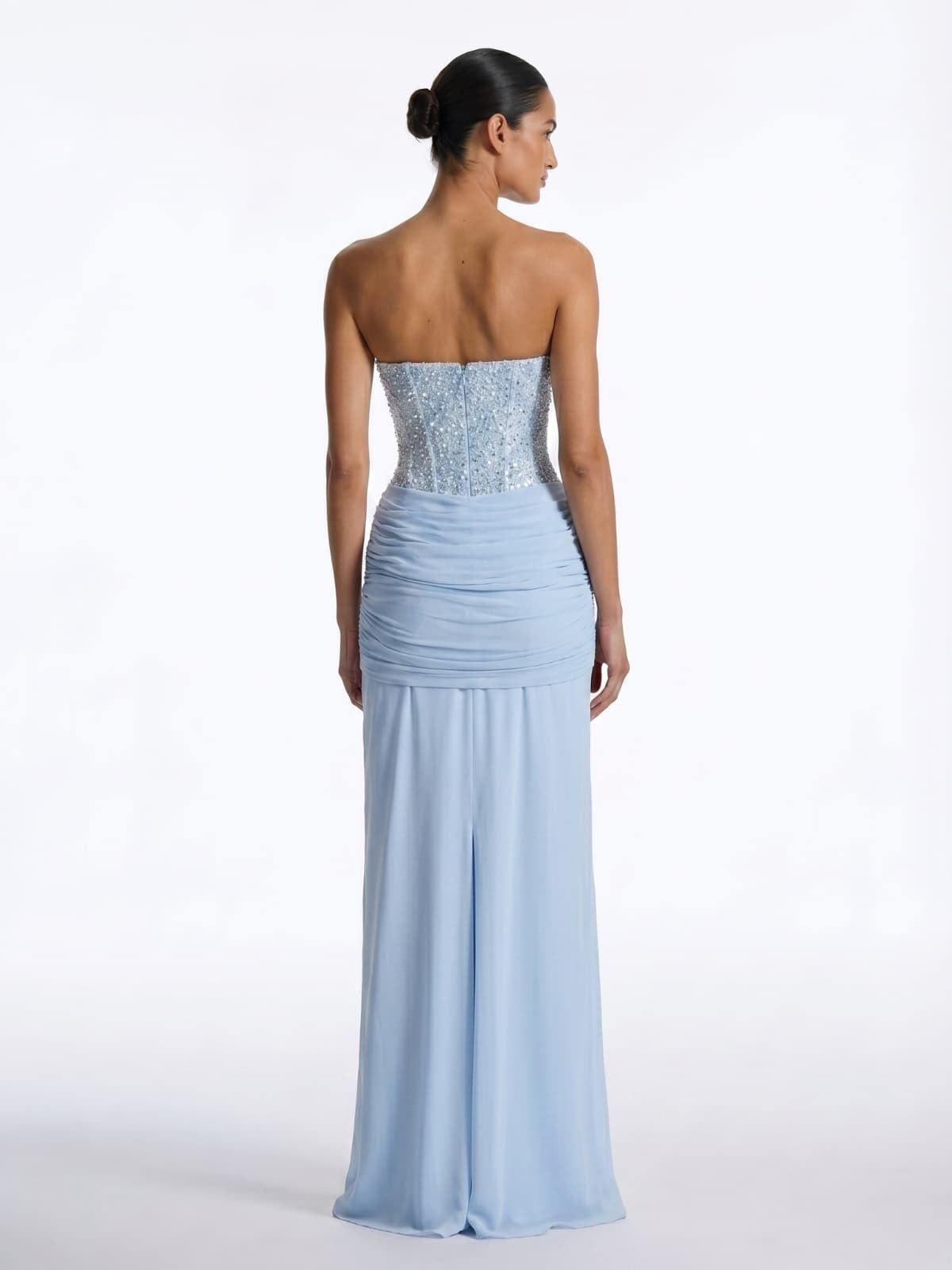 Rochie de seara cu aplicatii stralucitoare - imagine 6