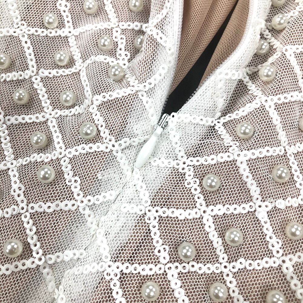 Rochie sexy de ocazie cu mărgele și ștrasuri - imagine 10