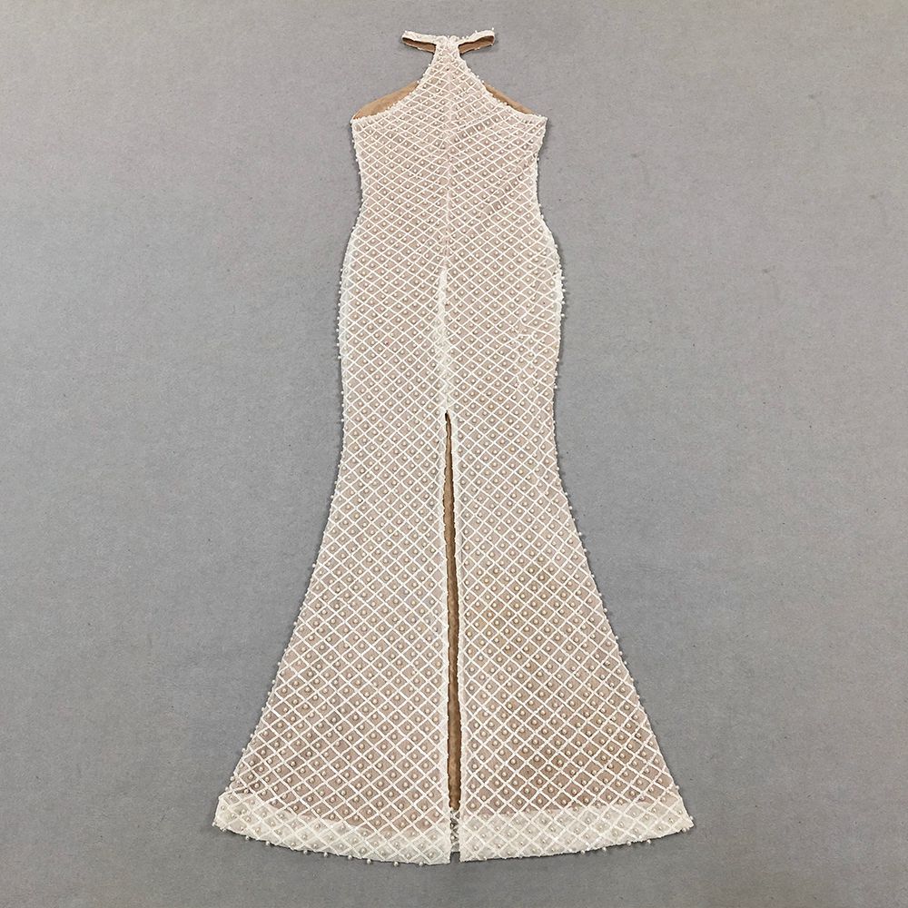 Rochie sexy de ocazie cu mărgele și ștrasuri - imagine 11