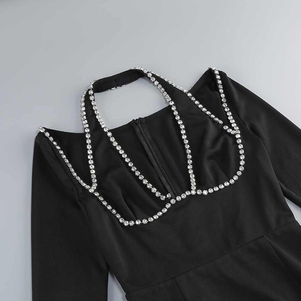 Rochie sexy cu ștrasuri - imagine 4