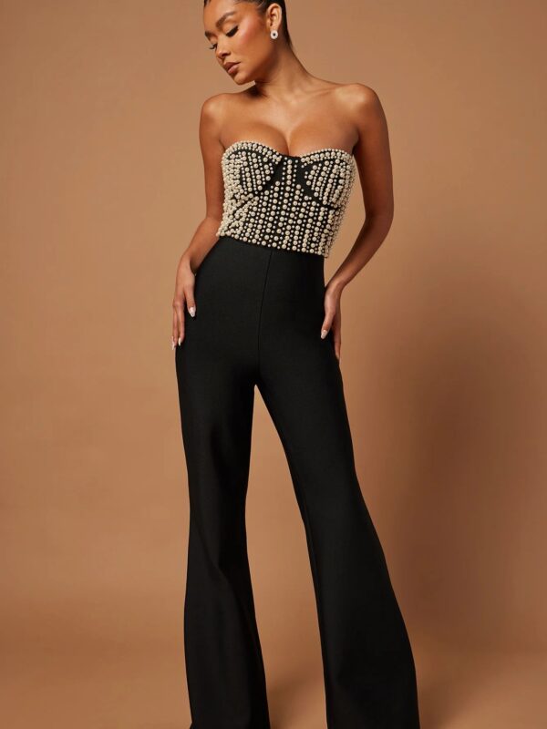 Salopetă sexy fără mâneci