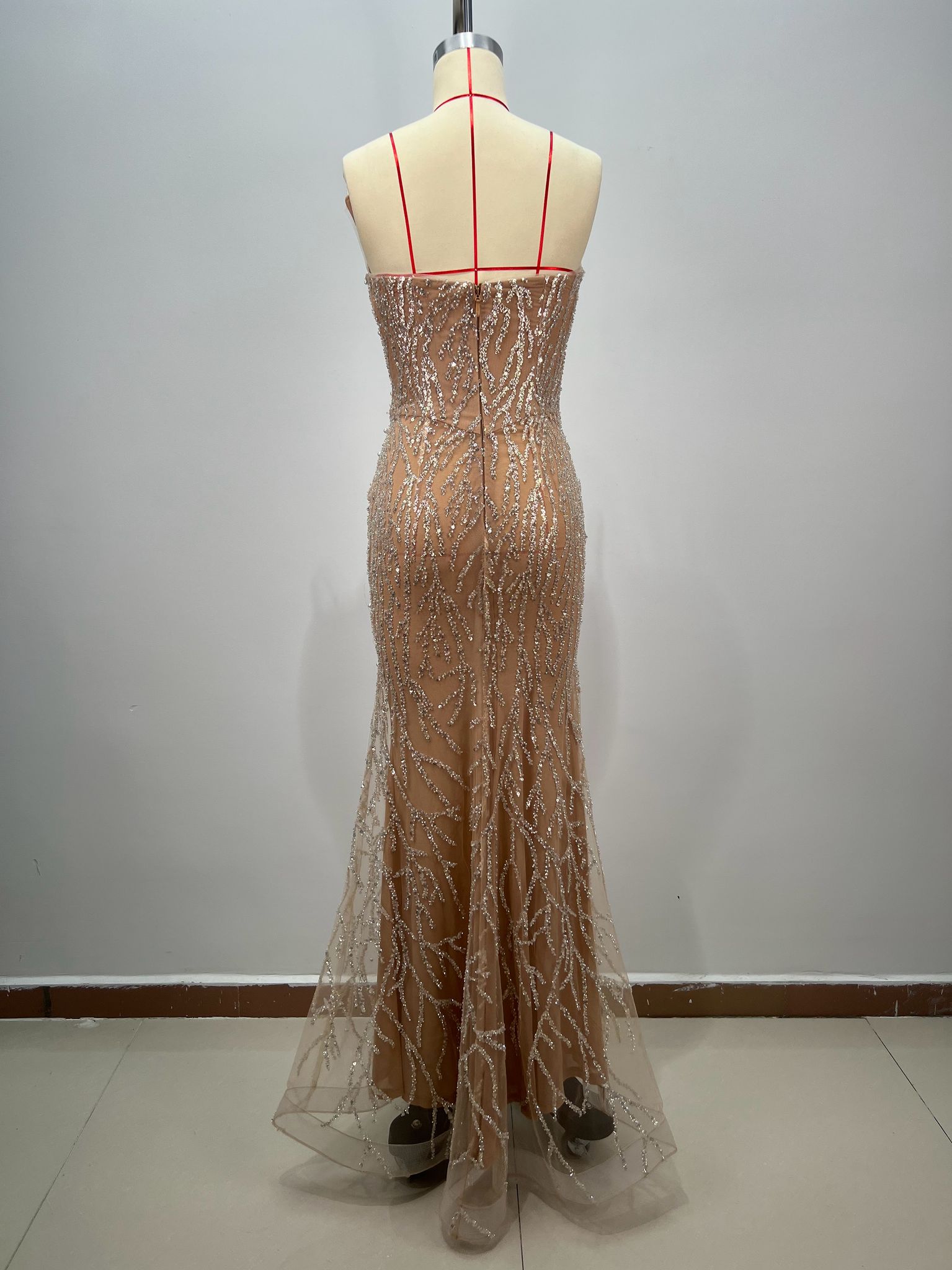 Rochie de ocazie cu decolteu adânc - imagine 6