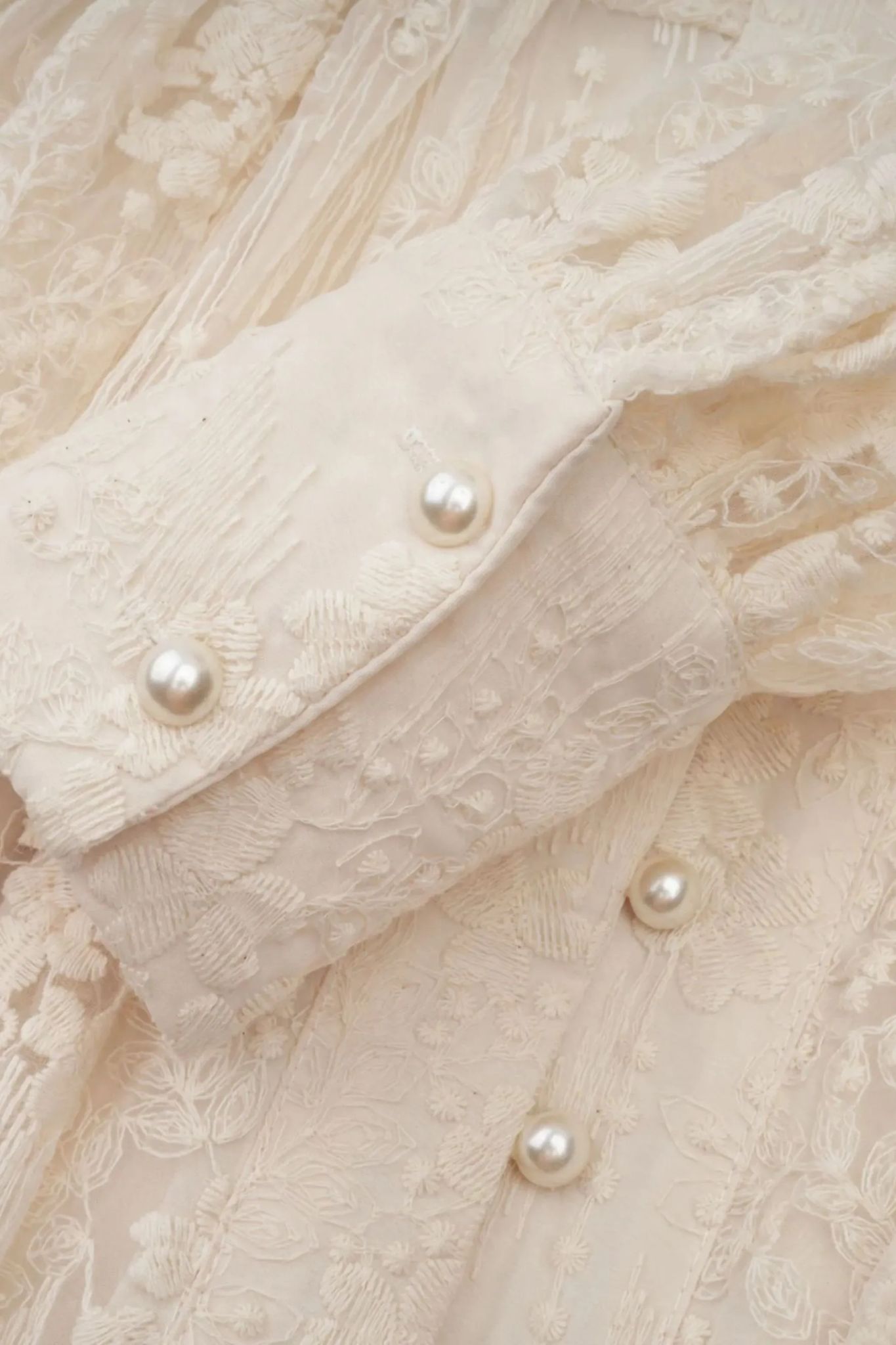 Rochie din dantelă albă Classy - imagine 7