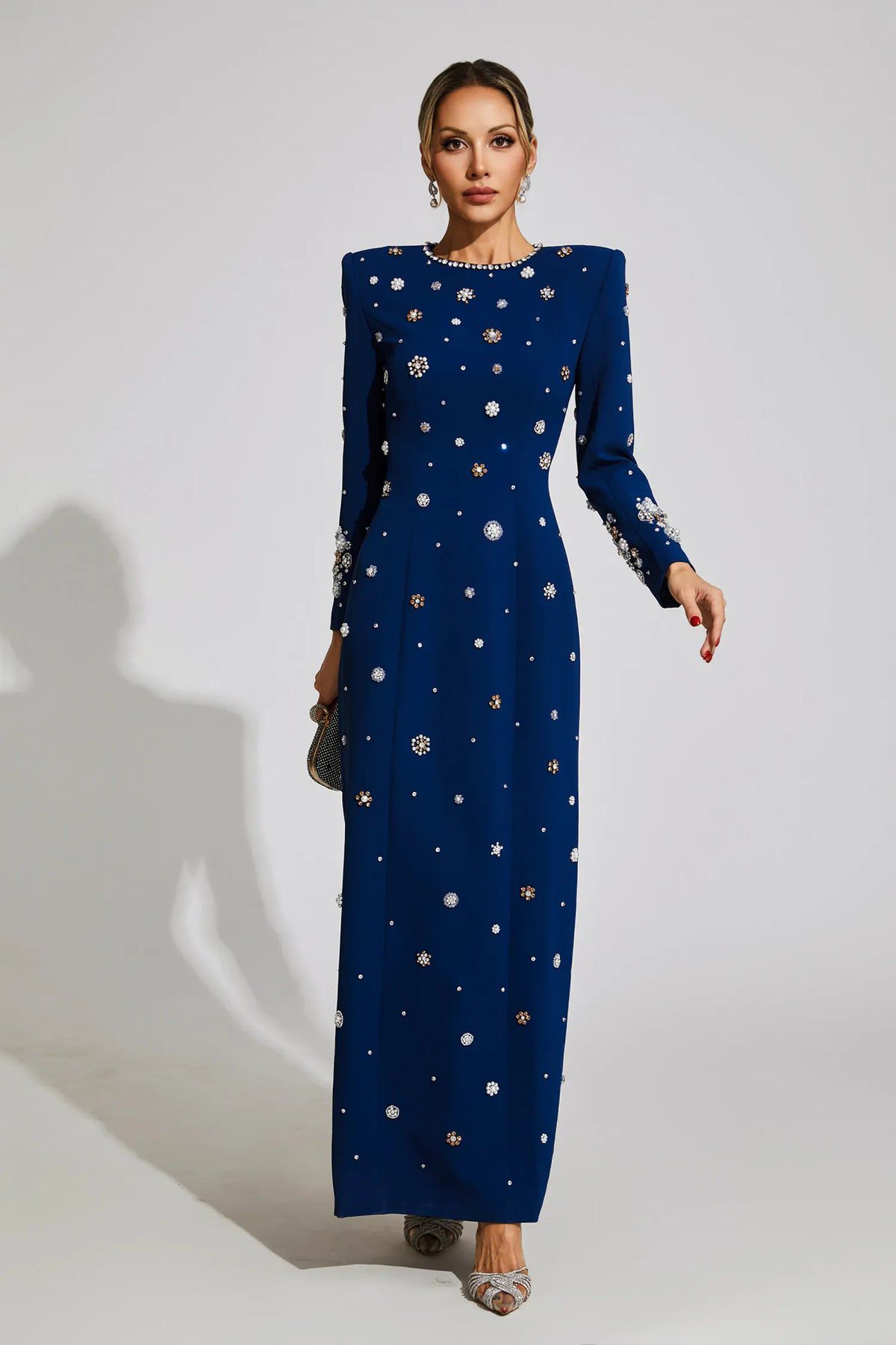 Rochie elegantă Royal Blue - imagine 2