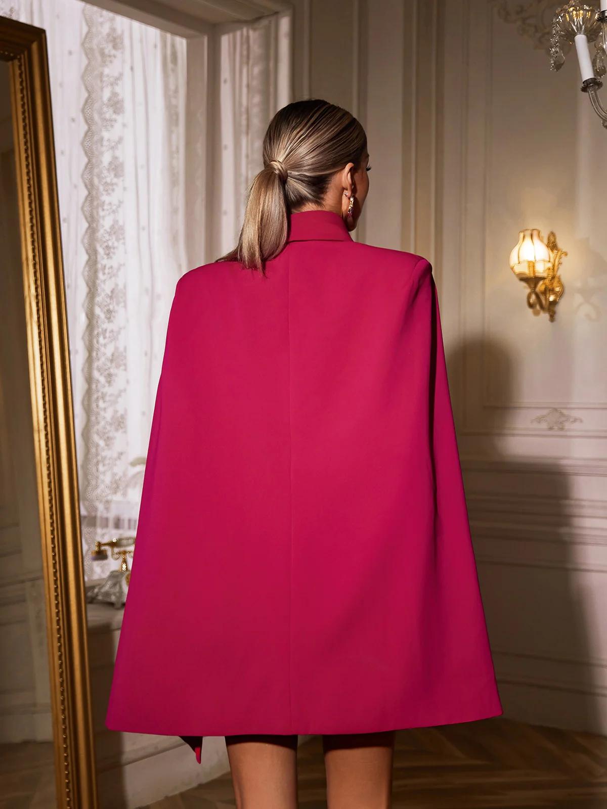 Rochie fucsia stil tunică - imagine 6
