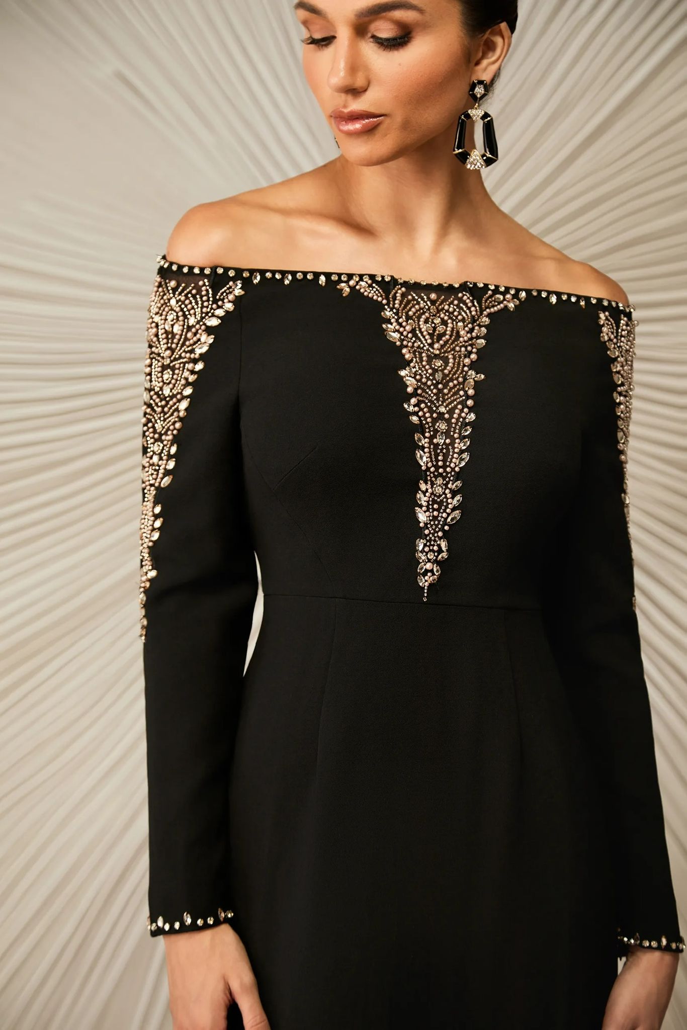Rochie neagră Medieval - imagine 3