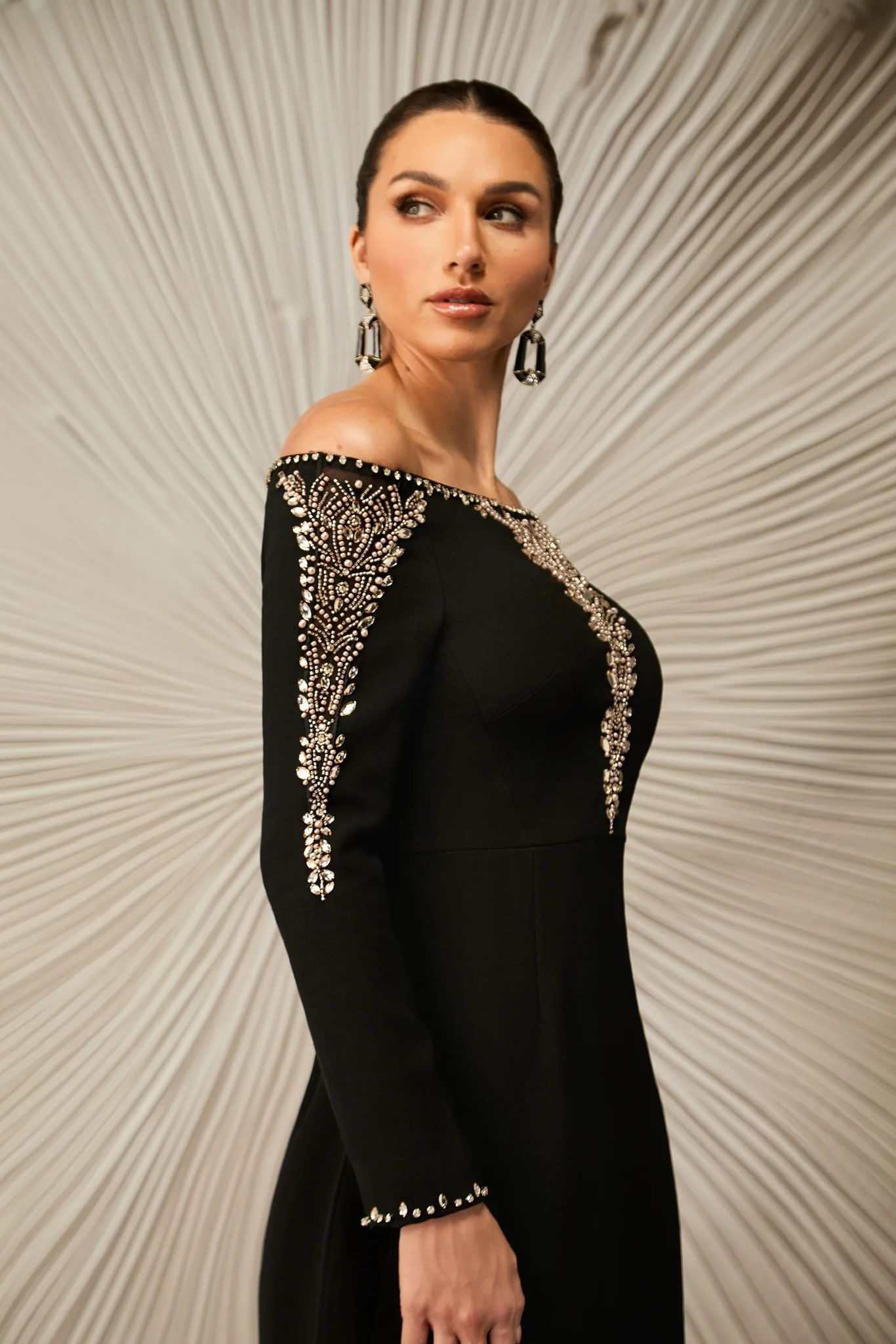 Rochie neagră Medieval - imagine 4