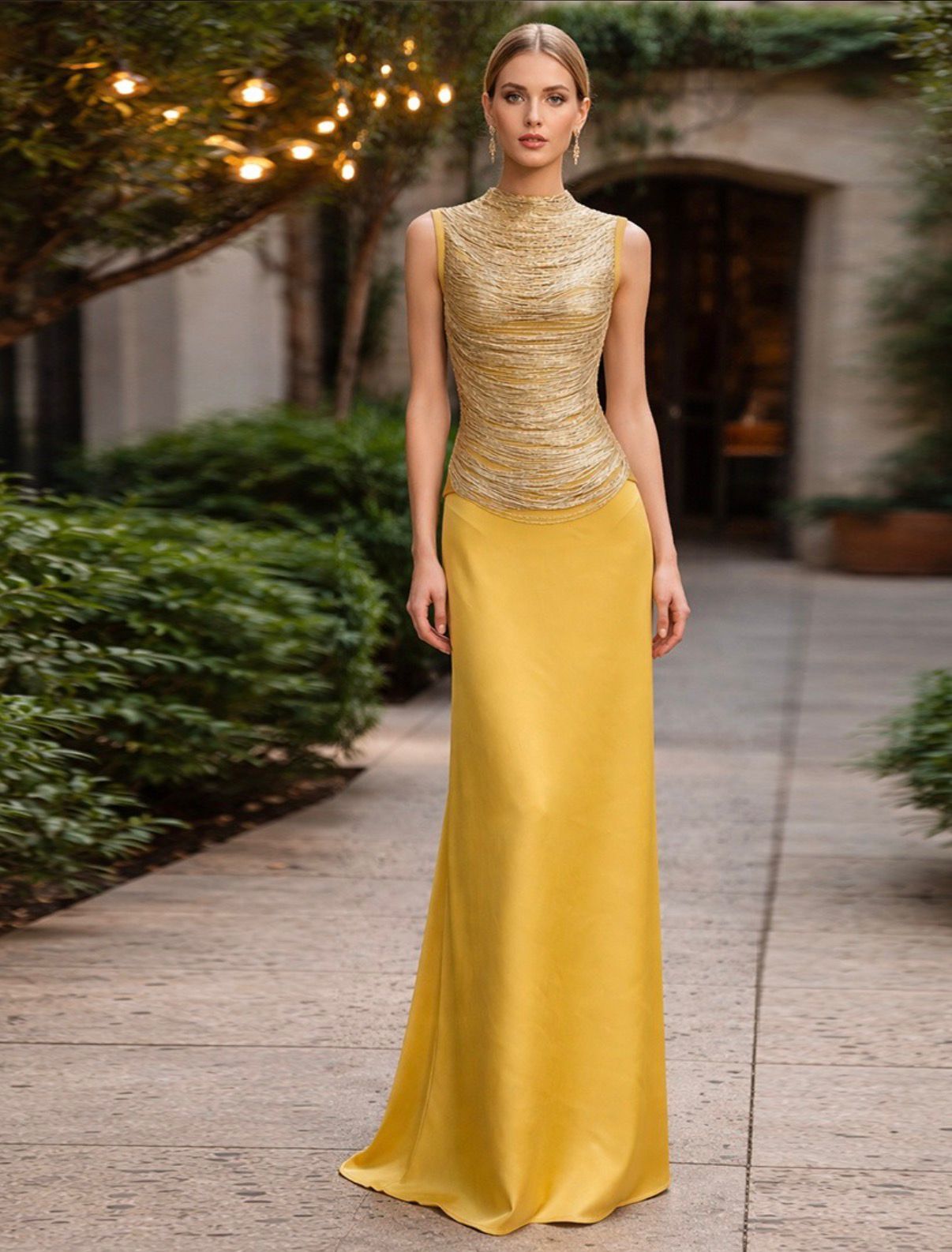 Costum elegant din satin - imagine 7