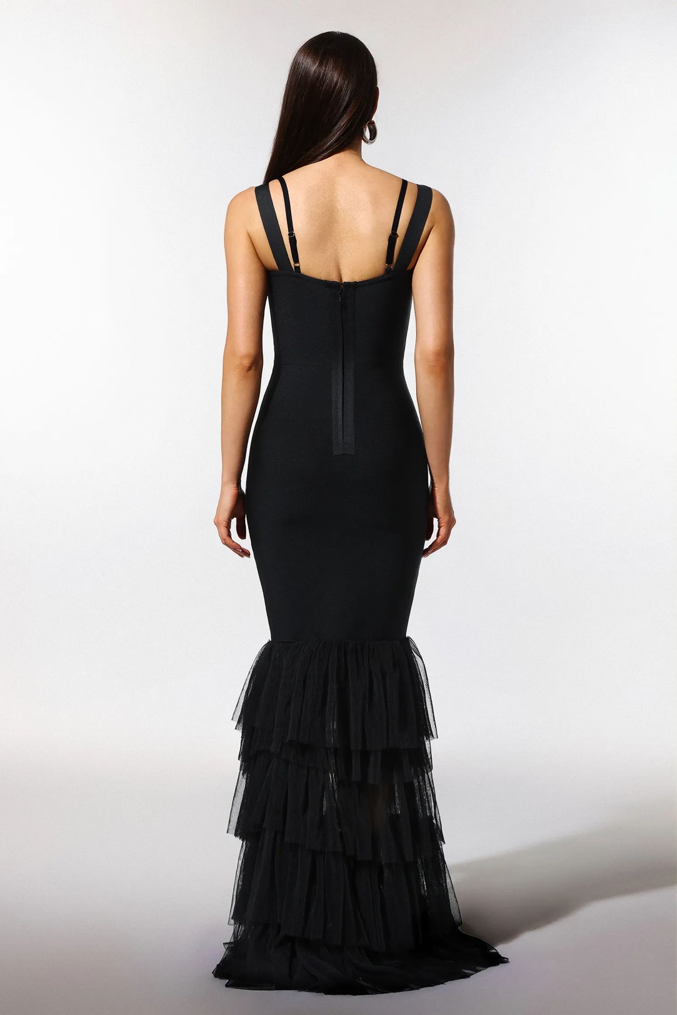 Rochie stil sirenă cu voal - imagine 5