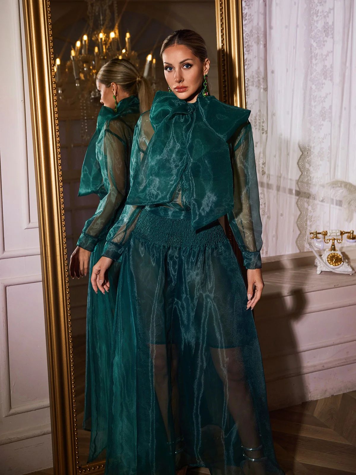 Rochie verde smarald