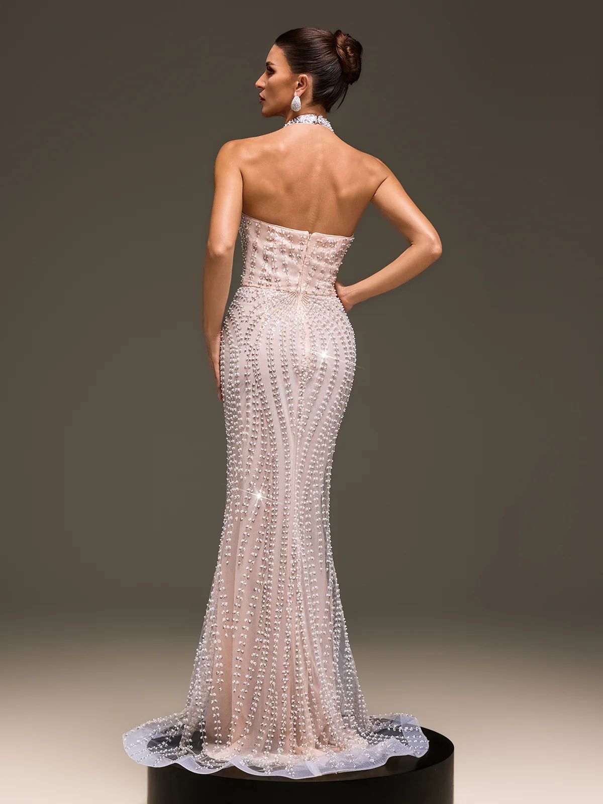 Rochie de seara cu aplicatii stralucitoare - imagine 5