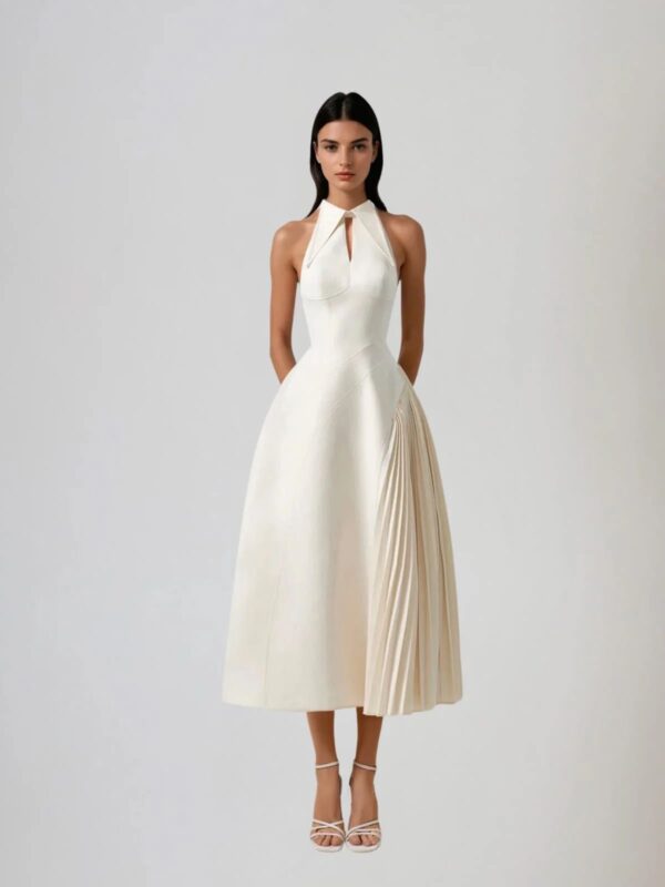 Rochie midi Ivory