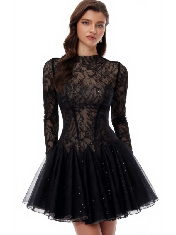 Rochie mini de seara din dantela